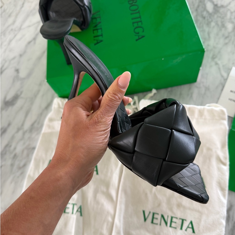 Botegga Veneta Lido Mules in Lagoon (dark green) sz 39 - Picture 6 of 10